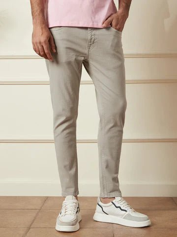 Casual Slim Tapered Jeans - tale 222