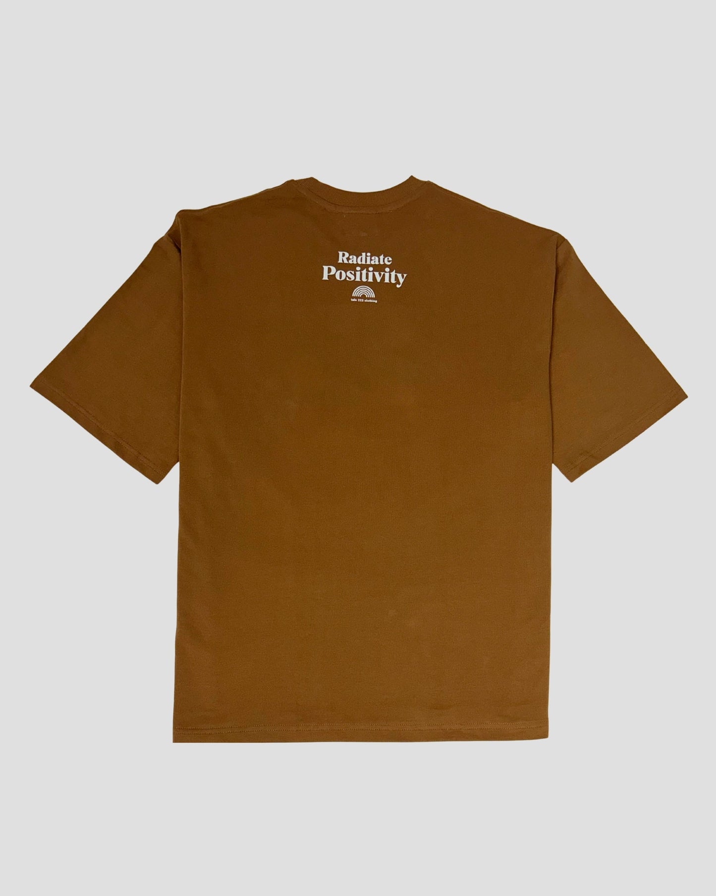 tale Men Mocha - RADIATE POSITIVITY OVERSIZED FIT T-SHIRT