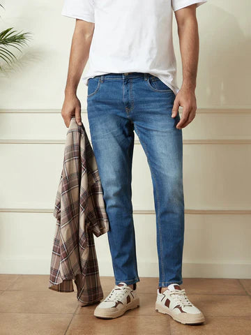 Heavy Fade Slim Tapered Jeans