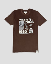 tale Men Cocoa - METRPOLIS REGULAR FIT T-SHIRT