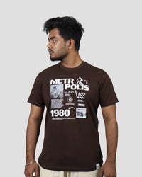 tale Men Cocoa - METRPOLIS REGULAR FIT T - SHIRT - tale 222