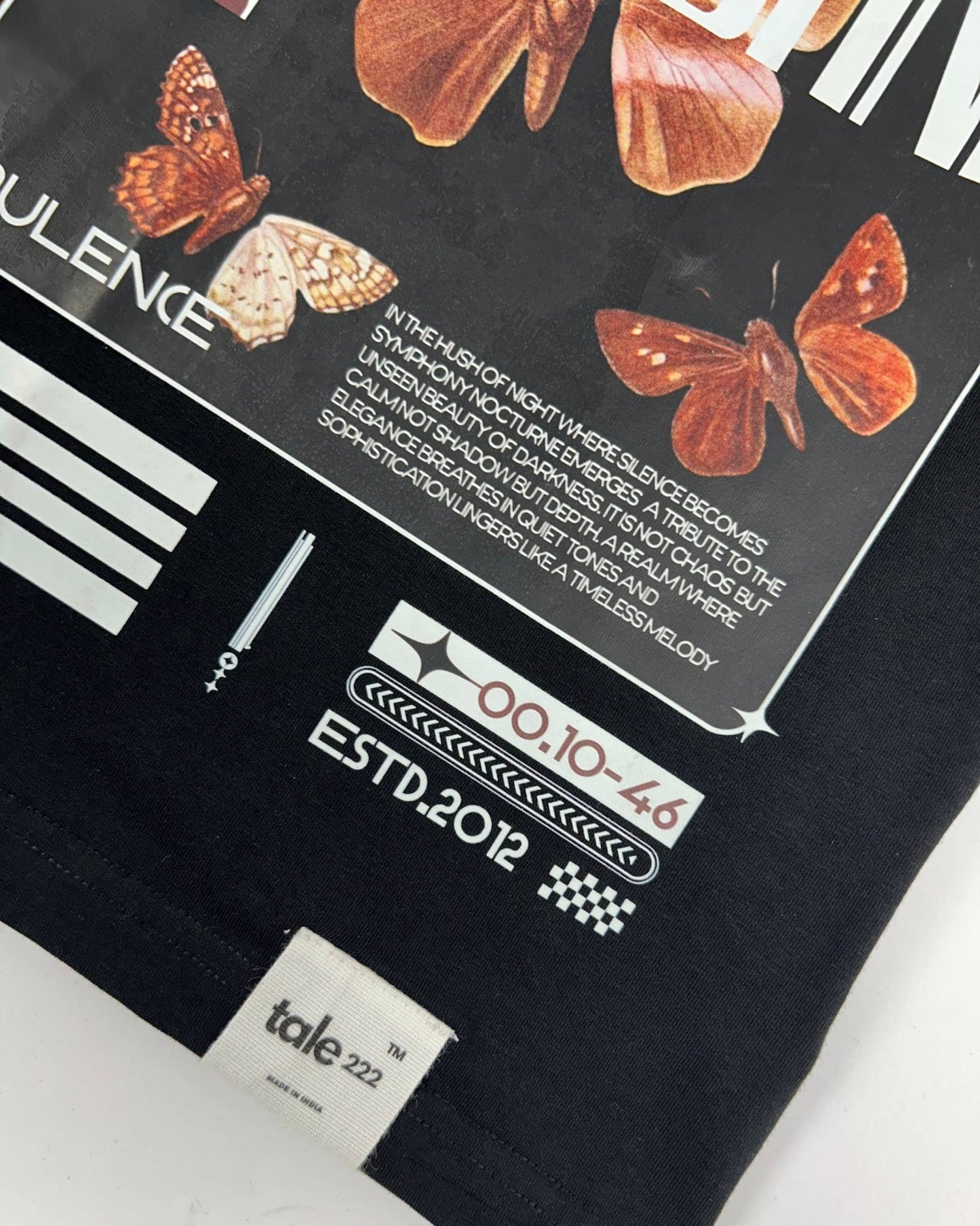 tale Men Black - NOCTIS RELAXED FIT T - SHIRT - tale 222