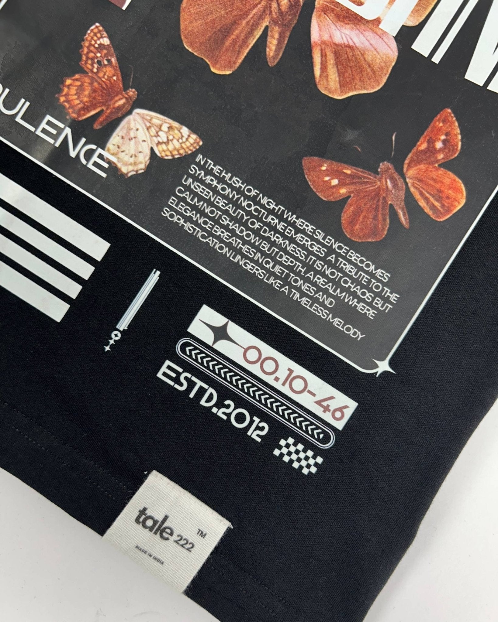 tale Men Black - NOCTIS RELAXED FIT T - SHIRT - tale 222