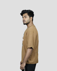 tale Men Mocha - RADIATE POSITIVITY OVERSIZED FIT T - SHIRT - tale 222