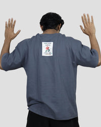 tale Men Ashen Grey - HOPE & TREASURE OVERSIZED FIT T - SHIRT - tale 222