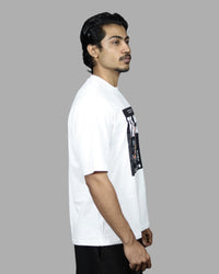 tale Men White - FLORAISON 222 222 RELAXED FIT T - SHIRT - tale 222