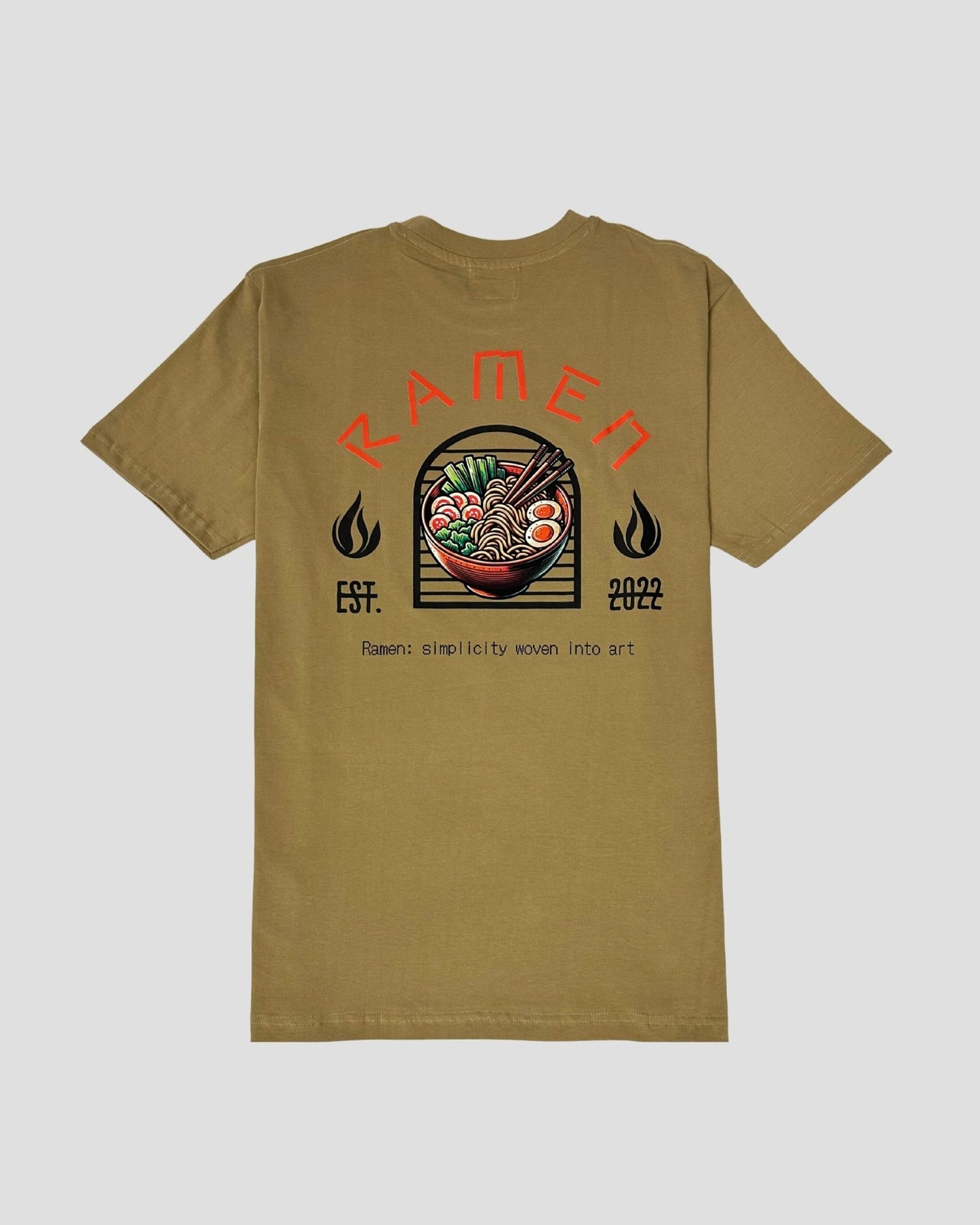 tale Men Latte - RAMEN REGULAR FIT T - SHIRT - tale 222