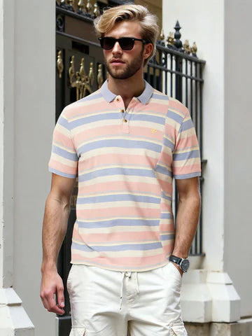 Pure Cotton Yarn Dyed Polo